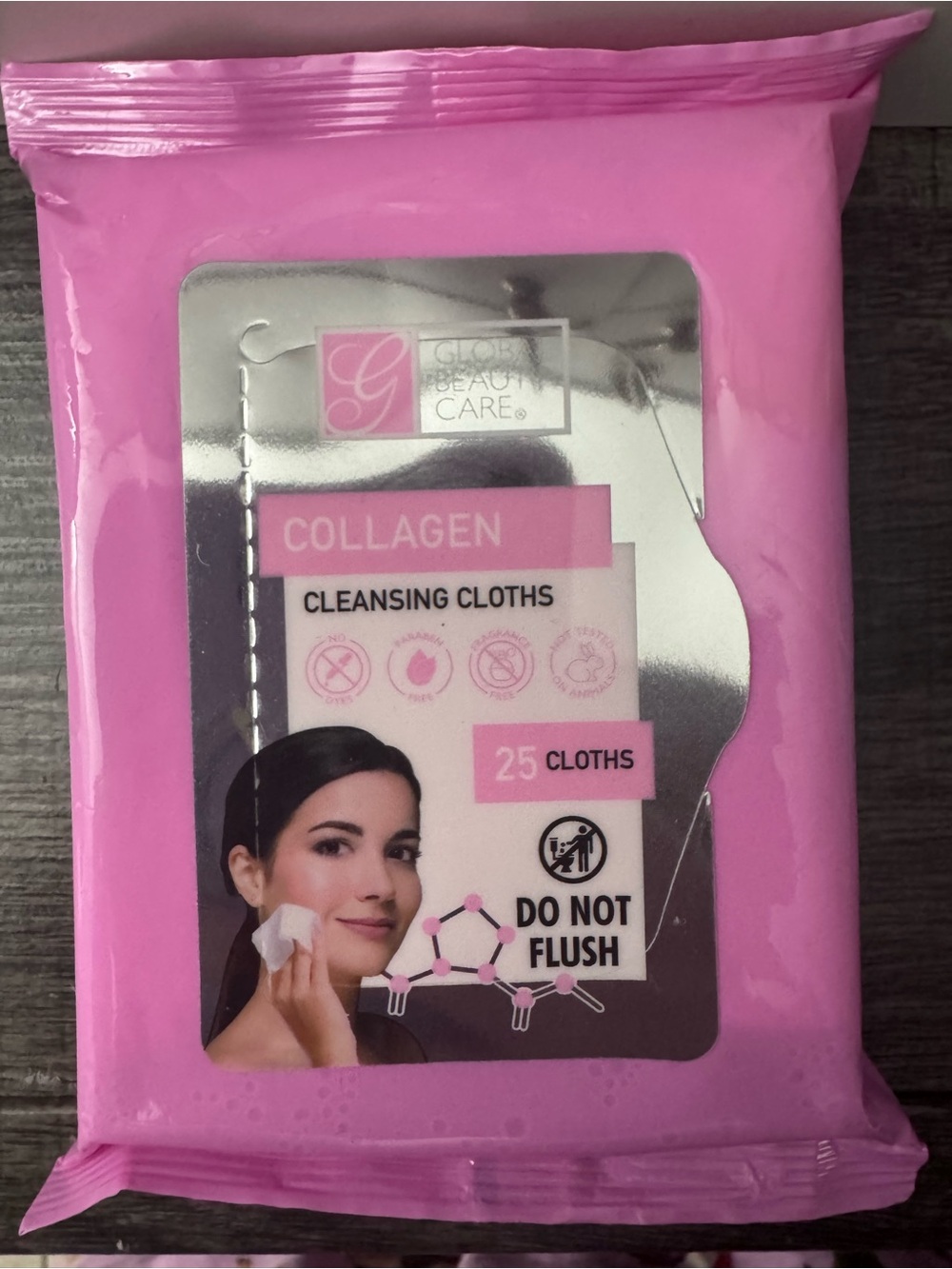 Collagen Cleansing Cloths - (25 Cloths)